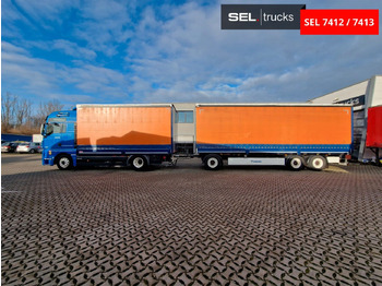 Φορτηγό μουσαμάς MAN TGX 18.580