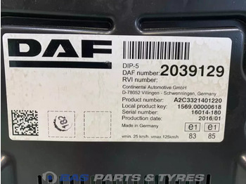 Ταμπλό αυτοκινήτου για Φορτηγό DAF CF Euro 6: φωτογραφία 3