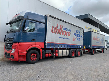 Φορτηγό μουσαμάς MERCEDES-BENZ Actros 2548