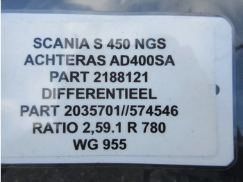 Πίσω άξονας για Φορτηγό Scania 2188121 // 2035701 // 574546 // AD 400 SA ACHTER SCANIA S 450 EURO 6 NGS: φωτογραφία 5