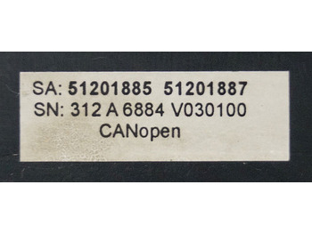 Ταμπλό αυτοκινήτου για Ανυψωτικό μηχάνημα Jungheinrich 51201885 | Battery Hour indicator Candis 4 Can Open 51201887 V03010: φωτογραφία 3