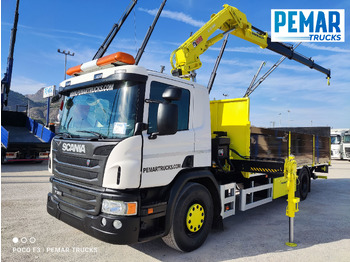 Φορτηγό με γερανό SCANIA P 250