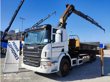 Leasing SCANIA P 420 6X2 GRUA PALFINGER PK 20002-5 CAJA FIJA ABIERTA. SCANIA P 420 6X2 GRUA PALFINGER PK 20002-5 CAJA FIJA ABIERTA.: φωτογραφία 1