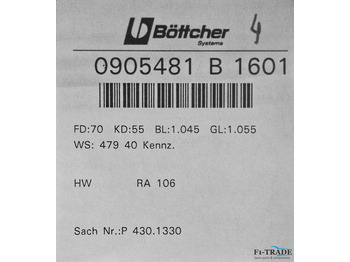 Ανταλλακτικό για Εκτυπωτική μηχανή Böttcher KBA RA 106: φωτογραφία 4 Ανταλλακτικό για Εκτυπωτική μηχανή Böttcher KBA RA 106: φωτογραφία 4