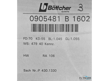 Ανταλλακτικό για Εκτυπωτική μηχανή Böttcher KBA RA 106: φωτογραφία 3 Ανταλλακτικό για Εκτυπωτική μηχανή Böttcher KBA RA 106: φωτογραφία 3