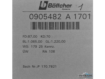 Ανταλλακτικό για Εκτυπωτική μηχανή Böttcher KBA RA 106: φωτογραφία 2 Ανταλλακτικό για Εκτυπωτική μηχανή Böttcher KBA RA 106: φωτογραφία 2