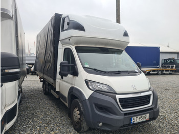 Επαγγελματικό αυτοκίνητο με μουσαμά PEUGEOT Boxer