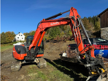 Leasing  2018 Kubota KX080-4 ROTOTILT, 2 SKUFFER, SENTRALSMØRING 2018 Kubota KX080-4 ROTOTILT, 2 SKUFFER, SENTRALSMØRING: φωτογραφία 2
