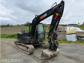 Leasing  2019 Hardlife HE80 beltegraver med 882 timer! - Tiltrotator - 2 skuffer 2019 Hardlife HE80 beltegraver med 882 timer! - Tiltrotator - 2 skuffer: φωτογραφία 2