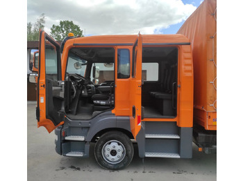 Φορτηγό μουσαμάς MAN TGL 8.180 DOKA / 6 OSOBOWY /BUTRO-PLANDEKA /: φωτογραφία 5