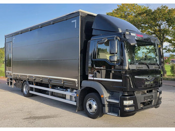 Φορτηγό μουσαμάς MAN TGM 12.290 / 15.290 / E6/ FIRANKA /BOCZNE DRZWI / BURTO-FIRANKA / 18PALET / WINDA / NISKI PRZEBIEG / 2018/ CAŁY NA PODUSZKACH / SERWISOWANY: φωτογραφία 2