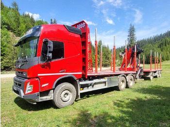 Φορτηγό ξυλείας VOLVO FMX 500