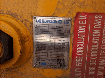 Καινούριο Υδραυλικό σφυρί για Κατασκευή μηχανήματα AXB BKR: φωτογραφία 5 Καινούριο Υδραυλικό σφυρί για Κατασκευή μηχανήματα AXB BKR: φωτογραφία 5