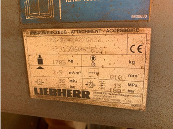 Αρπάγη για Κατασκευή μηχανήματα Liebherr GM 20RB WOOD GRAPLE: φωτογραφία 4