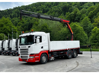 Φορτηγό με ανοιχτή καρότσα SCANIA G 450