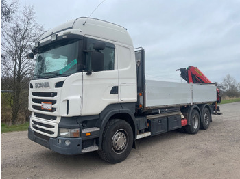 Φορτηγό με ανοιχτή καρότσα SCANIA R 480
