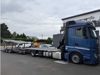 Φορτηγό αυτοκινητάμαξα MERCEDES-BENZ Actros 1843