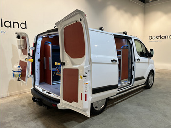 Μικρό βαν Ford Transit Custom 340 2.0 TDCI L1H1 Trend 130 PK Servicebus / Sortimo Inrichting / Euro 6 / Schuifdeur L + R / 220V. / Airco / Cruise Control / PDC / CarPlay / Trekhaak / Navigatie / 79.500 KM !!: φωτογραφία 2