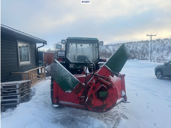 Τρακτέρ 1987 John Deere Power Synchron 2450 4x4 w/ Quicke 4300 front loader, snow blower and gravel bucket. WATCH VIDEO.: φωτογραφία 4