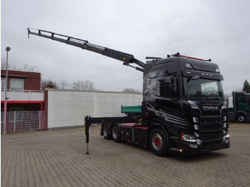 Φορτηγό με γερανό, Τράκτορας Scania R650 V8 SZM + PK19001SLD Kran Scania R650 V8 SZM + PK19001SLD Kran: φωτογραφία 4