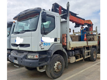 Leasing RENAULT Kerax 370dci 4x4 plateau grue Palfinger pk29002 RENAULT Kerax 370dci 4x4 plateau grue Palfinger pk29002: φωτογραφία 1