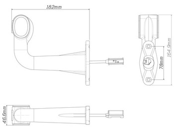 Καινούριο Φωτισμός TRP Konturowa lampa obrysowa LED zamiennik Aspoeck Superpoint II 1528149: φωτογραφία 2