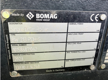 Οδοστρωτήρας BOMAG DE BW 213 PDH-5 Stage V/Tier 4f: φωτογραφία 2 Οδοστρωτήρας BOMAG DE BW 213 PDH-5 Stage V/Tier 4f: φωτογραφία 2
