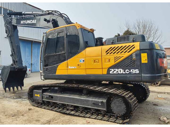 Ερπυστριοφόρος εκσκαφέας Hyundai Digger 220lc-9s Second Hand Korea Made High Performance Machine Hyundai Excavator for Sale [ Copy ]: φωτογραφία 2