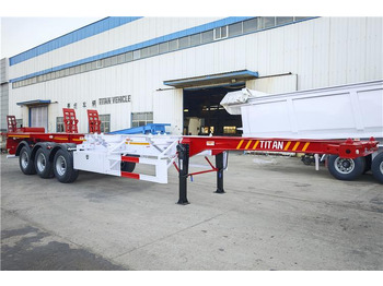 Leasing TITAN 3 Axle 40ft Container Chassis Trailer for Sale In Guam TITAN 3 Axle 40ft Container Chassis Trailer for Sale In Guam: φωτογραφία 2 Leasing TITAN 3 Axle 40ft Container Chassis Trailer for Sale In Guam TITAN 3 Axle 40ft Container Chassis Trailer for Sale In Guam: φωτογραφία 2