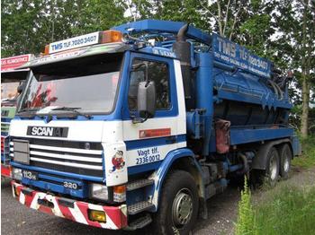 Όχημα εκκένωσης βόθρων Scania P113 320 mit Saug und Spülaufbau 13.500 ltr.: φωτογραφία 1