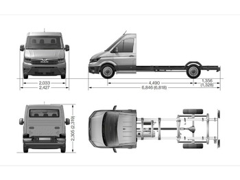 Φορτηγό σασί MAN TGE