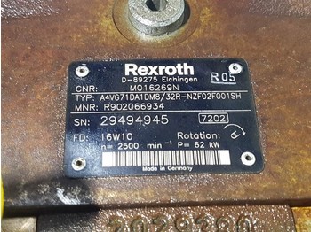 Υδραυλικό Rexroth A4VG71DA1DM8/32R-R902066934-Drive pump/Fahrpumpe: φωτογραφία 5