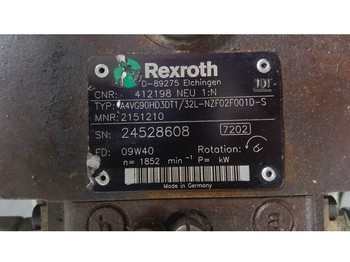 Υδραυλικό Rexroth A4VG90HD3DT1/32L-NZF02F001D-S - Drive pump/Fahrpum: φωτογραφία 4