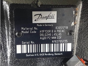 Υδραυλικό για Κατασκευή μηχανήματα Sauer Danfoss H1P130RBAP6C-83051719-Drive pump/Fahrpumpe/Rijpomp: φωτογραφία 5