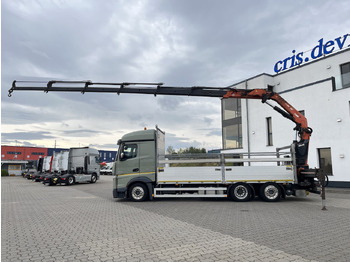 Φορτηγό με ανοιχτή καρότσα, Φορτηγό με γερανό Mercedes-Benz Actros 2545 6x2  Effer - Atlas 265-A6   Lenk- Liftachse: φωτογραφία 3