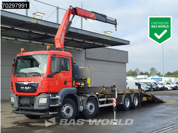 Leasing MAN TGS 35.360 TGS 8X2 Fassi F235A.0.22 Crane Kran Winch Hydraulic ramp Lift-Axle Navi Euro 6 MAN TGS 35.360 TGS 8X2 Fassi F235A.0.22 Crane Kran Winch Hydraulic ramp Lift-Axle Navi Euro 6: φωτογραφία 1