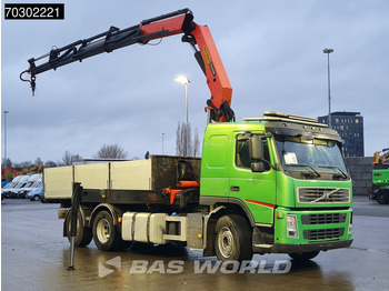 Φορτηγό ανατρεπόμενο, Φορτηγό με γερανό Volvo FM 340 FM 6X2 Palfinger PK23002 Crane 10m3 3-way tipper Lift+steering axle Euro 5: φωτογραφία 3