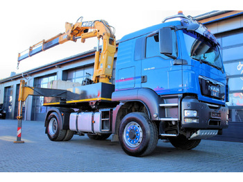 Τράκτορας MAN TGS 18.480 4x4 BLS SZM+Pritsche MKG HLK 340 Kran: φωτογραφία 2