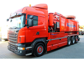 Όχημα εκκένωσης βόθρων Scania R560 V8 8x4 Kroll 20m³ WRG 2x HD-Pumpe 620 Liter: φωτογραφία 4