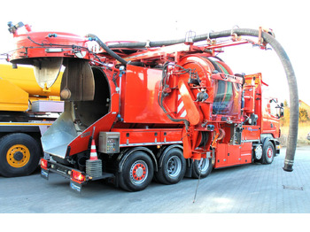 Όχημα εκκένωσης βόθρων Scania R560 V8 8x4 Kroll 20m³ WRG 2x HD-Pumpe 620 Liter: φωτογραφία 3