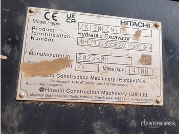 Ερπυστριοφόρος εκσκαφέας HITACHI ZX130LCN-7