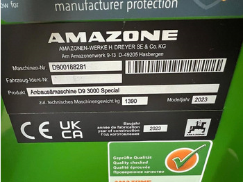 Καινούριο Σπαρτική μηχανή Amazone D9-3000 Special: φωτογραφία 5