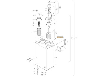 Καινούριο Ρεζερβουάρ καυσίμου για Κατασκευή μηχανήματα Case 3LML03100 - 3LML03101: φωτογραφία 2 Καινούριο Ρεζερβουάρ καυσίμου για Κατασκευή μηχανήματα Case 3LML03100 - 3LML03101: φωτογραφία 2