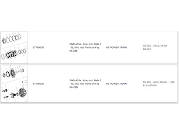 Αξονας και ανταλλακτικά CASE