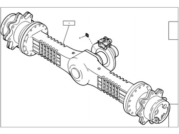 Εμπρός άξονας NEW HOLLAND
