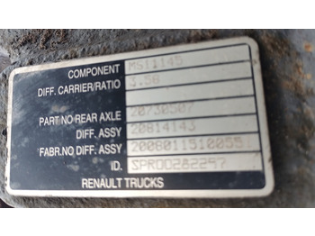 Διαφορικό RENAULT Midlum