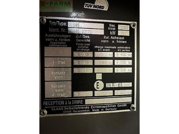 Θεριζοαλωνιστική μηχανή CLAAS lexion 570 c 4-trac: φωτογραφία 4