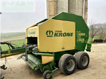 Χορτοδετική μηχανή τετράγωνες μπάλες KRONE Vario pack
