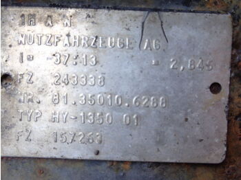 Διαφορικό για Φορτηγό MAN HY - 1350 all ratios 2.85 ; 3.08 ; 2.71 ; 3.7 . 81350106134, 813: φωτογραφία 5