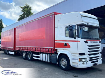 Φορτηγό μουσαμάς Scania R450 Dhollandia 2000 kg, Combination!: φωτογραφία 1